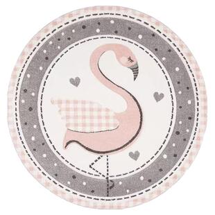 衣帽间试衣间圆形地毯少女全身镜面白米色拍照化妆椅子家用地垫