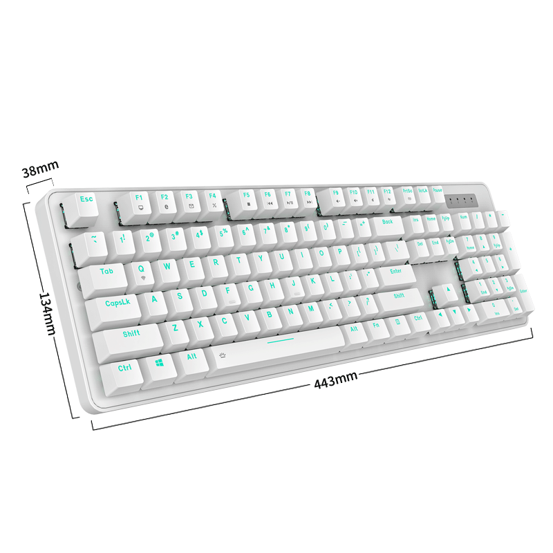 达尔优EK810三模机械键盘办公