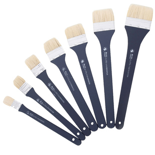 马利g1751猪鬃油画笔丙烯画笔刷子画画小排刷油画刷子美术生专用笔刷水粉刷画墙绘彩绘大尼龙颜料水粉笔