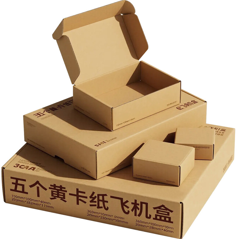 飞机盒加硬打包快递盒包装盒纸盒