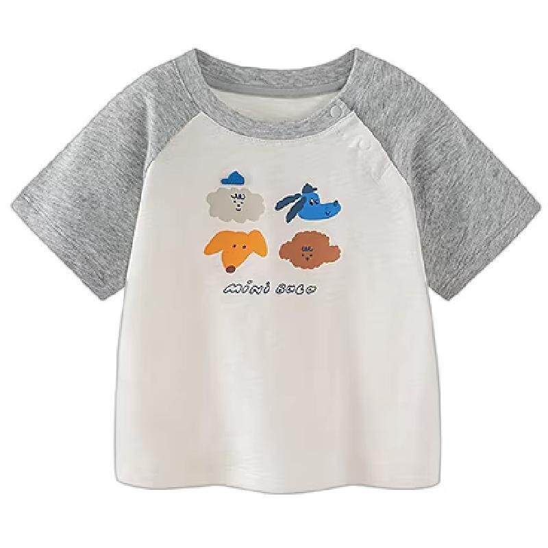 巴拉巴拉纯棉儿童短袖T恤柔软透气2026夏