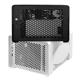 ITX迷你小机箱卧式机箱便携17x17桌面电脑sfx电源机箱htpc大钢炮