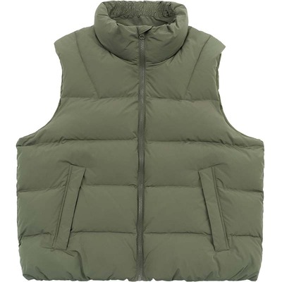 XXZXX无帽立领羽绒马甲背心外套