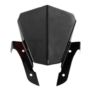 适用摩托车配件yamaha雅马哈MT07 碳纤维前挡风板外壳14-17年+