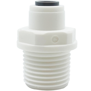 净水器2分3分接头直通PE管接头纯水机免卡弯头管线家用净水器配件