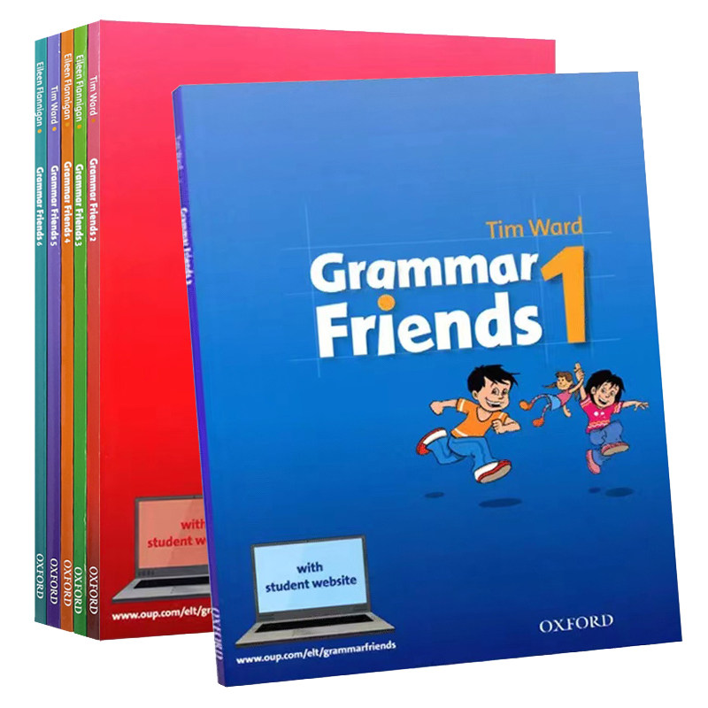 牛津小学英语语法书 牛津语法朋友 英文原版 Oxford Grammar Friends1-6语法做朋友涵盖剑桥少儿英语