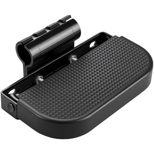 电瓶电动车护杠脚踏板两侧加宽保险杠脚蹬踏脚踩板前后座折叠加装