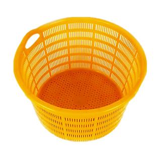 圆形蔬菜水果运输筐脏衣服收纳整理框加厚熟料周转箩筐大号西瓜筐