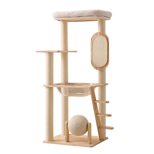 艾宠正传小户型公寓猫爬架家用不占地太空舱猫窝一体猫咪大猫专用