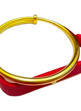 越南沙金推拉手镯女款经典百搭