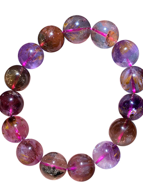 天然极光水晶手链饰品礼物情侣款