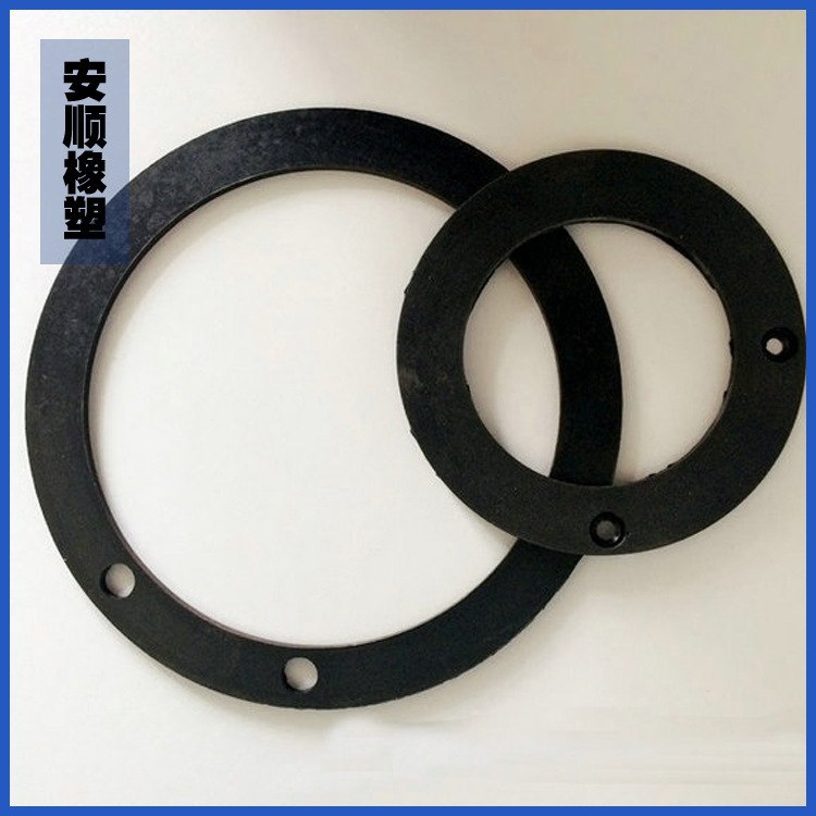 氟胶法兰垫片 耐腐蚀防尘密封垫片 黑色氟胶防尘密封垫片