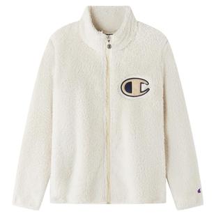 champion冠军儿童装25冬季新品男女大小童仿羊羔绒加厚保暖绒外套