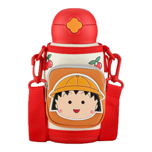 杯具熊口袋小丸子儿童保温杯吸管水杯幼儿园水壶女童小学生男宝宝