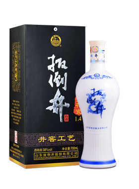 白酒38度整箱扳倒井青花瓷700ml*6瓶浓香型纯粮口粮酒袋青瓷井窖