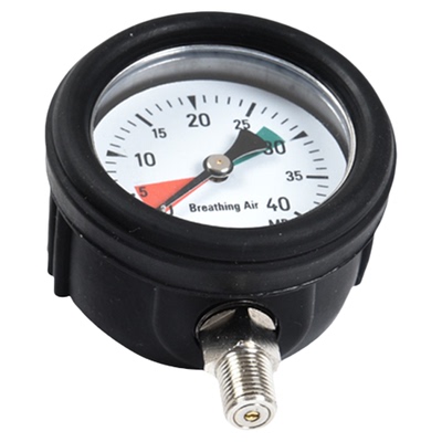 正压式空气呼吸器配件压力表40Mpa夜光压力表400bar压力表可调压