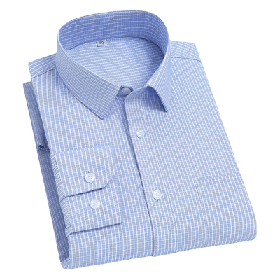 春夏商务条纹长袖衬衫