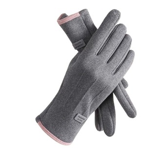 手套女秋冬季防风加绒保暖触屏防水防寒户外电动车骑行用防滑男款