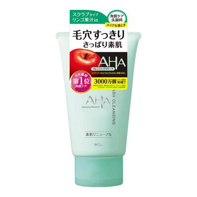 BCL日本AHA苹果果酸深层清洁细腻泡泡去油保湿控油温和净透洗面奶