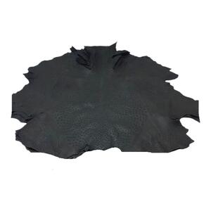 黑色整张手工diy皮料库存清仓