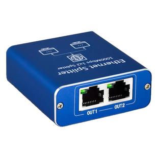 火翼千兆网络分线器一分二电脑笔记本路由器转接口一拖多进三出同时上网家用网线转换器宽带分路器小型交换机