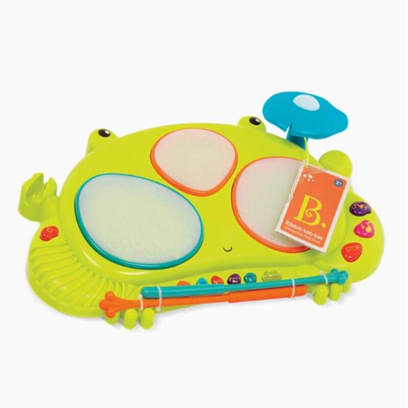 比乐b.toys饶舌青蛙架子鼓乐器