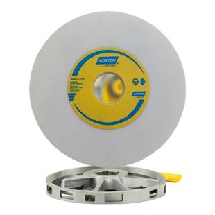 诺顿小磨床砂轮平面618白刚玉沙轮精密180mm手摇高精度磨刀砂轮
