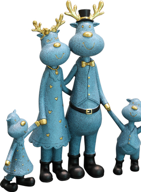 新人结婚礼物一家四口闺蜜客厅