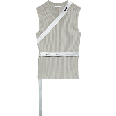 ITHELMUTLANG无袖罗纹针织上衣