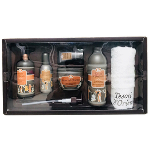 送礼神器! 意大利原装进口东方宝石香水沐浴露礼盒套装7件套礼物