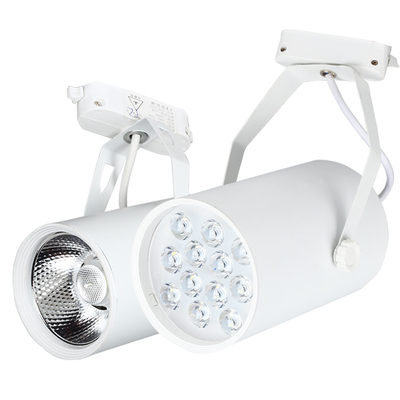 LED轨道灯COB射灯筒服装店铺导轨天花明装客厅卧室全套12w18w投光