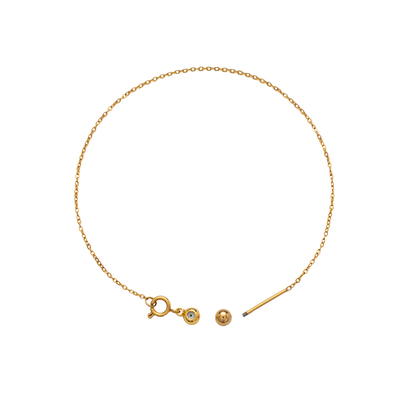 针式万能链可穿小孔珠diy手链