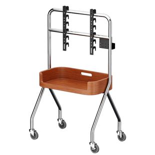 2025新款中古风小户型实木客厅家用可移动现代简约电视机支架落地