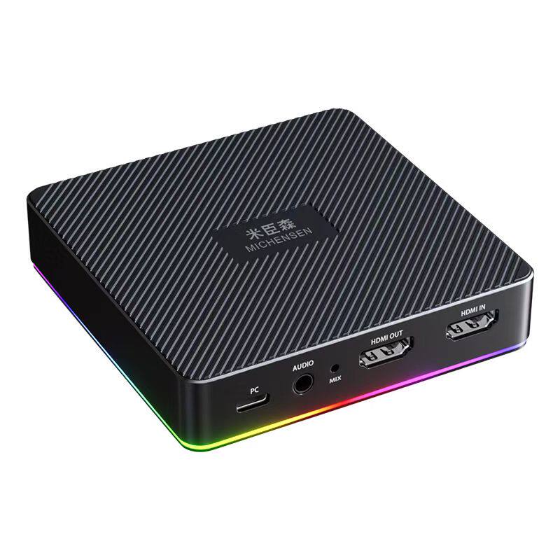 米臣森T800 4k高清hdmi视频采集卡抖音obs直播专用相机机ipad游戏