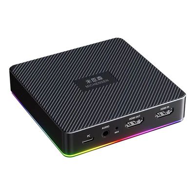 米臣森T800 4k高清hdmi视频采集卡抖音obs直播专用相机机ipad游戏