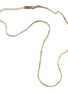 不褪色~简约节节钛钢项链