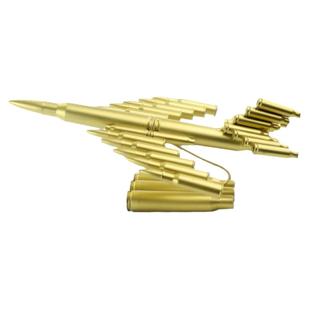 创意子弹壳工艺品飞机模型摆件意义退伍军人纪念品送战友老兵礼物