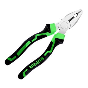 老虎钳工业级电工专用剪钢丝斜口钳子手工具家用多功能剥线尖嘴钳