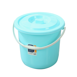 塑料带盖小号水桶家用手提小桶厨房小型储水桶清洁桶便携桶户外桶