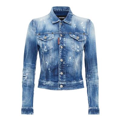 【6折】DSQUARED2/D2次方 春夏 女士复古休闲牛仔外套上衣
