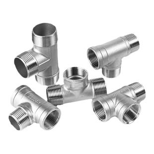 304不锈钢外内内三通 内外内三通 外内外三通内 外外内螺纹三通