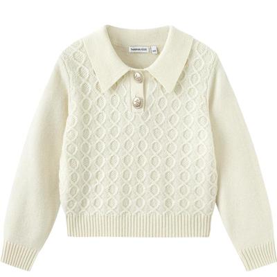 巴拉巴拉绞花毛衣女童毛衫精致潮