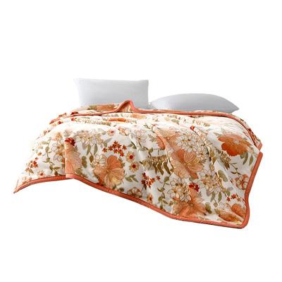 水星家纺毛毯拉舍尔毯