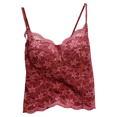 秋冬新款蕾丝一体式带胸垫吊带女