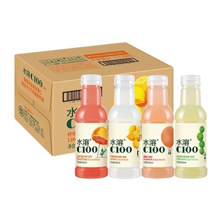 农夫山泉水溶c100西柚青皮桔柠檬味维生素果汁饮料445ml*15瓶整箱