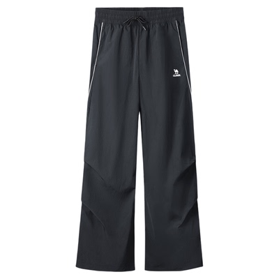 骆驼运动工装裤女户外防晒冲锋徒步裤夏季冰感直筒软壳伞兵登山裤