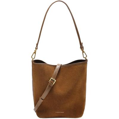 百丽海鸥老花菜篮子水桶包