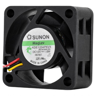KDE1204PKVX建准4020 12V1.6W机箱1U电源交换机磁悬浮散热风扇4CM