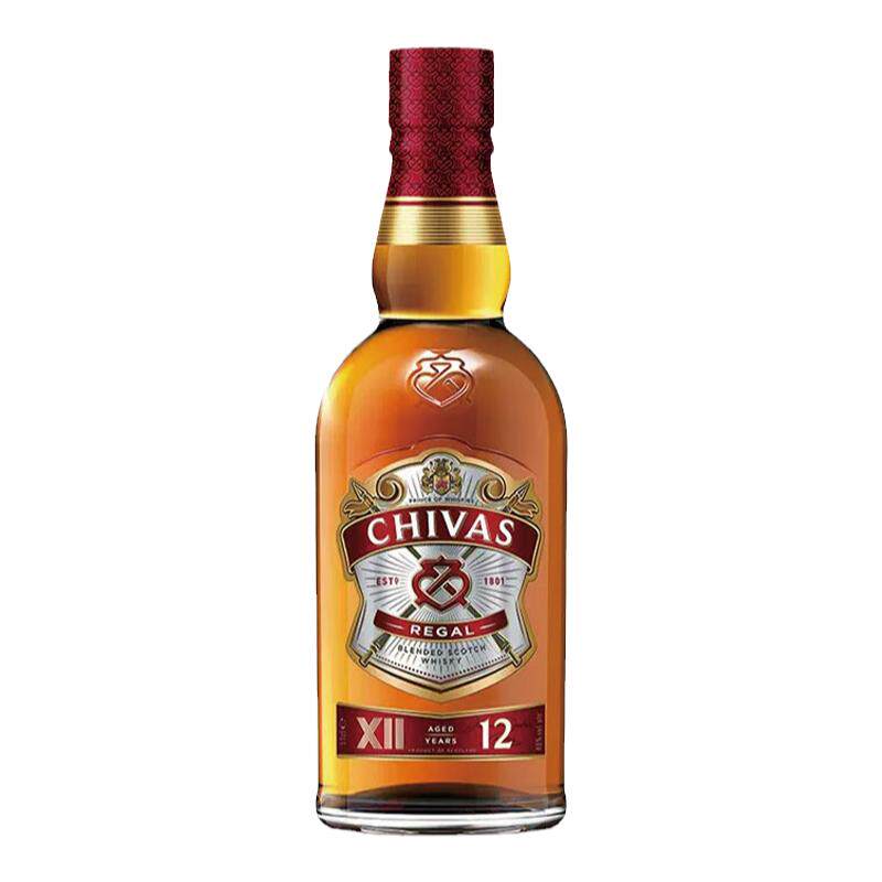 Chivas芝华士12年苏格兰威士忌500ml洋酒保乐力加行货 一瓶一码