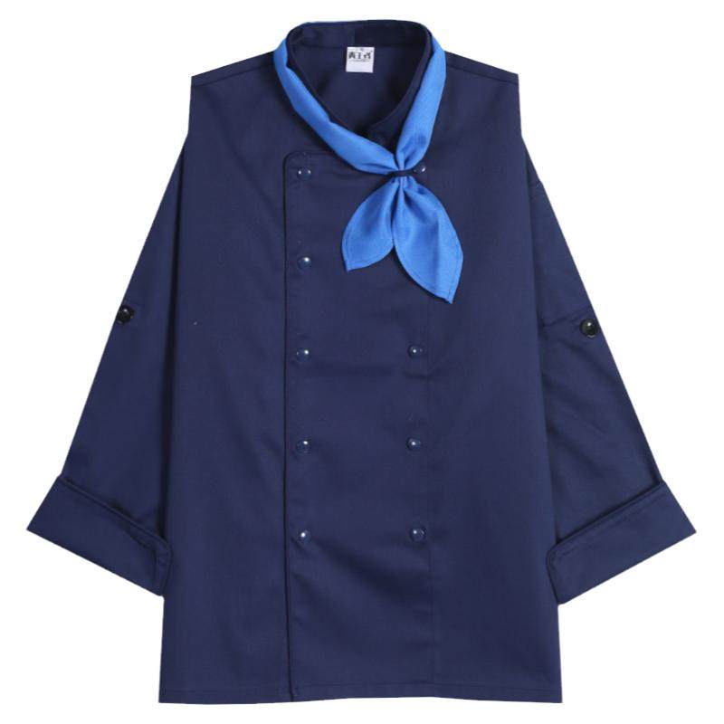 贵王者厨师工作服餐饮厨师服套装